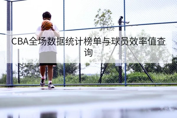 CBA全场数据统计榜单与球员效率值查询